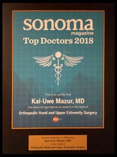2018 Sonoma Magazine Top Doctors Award